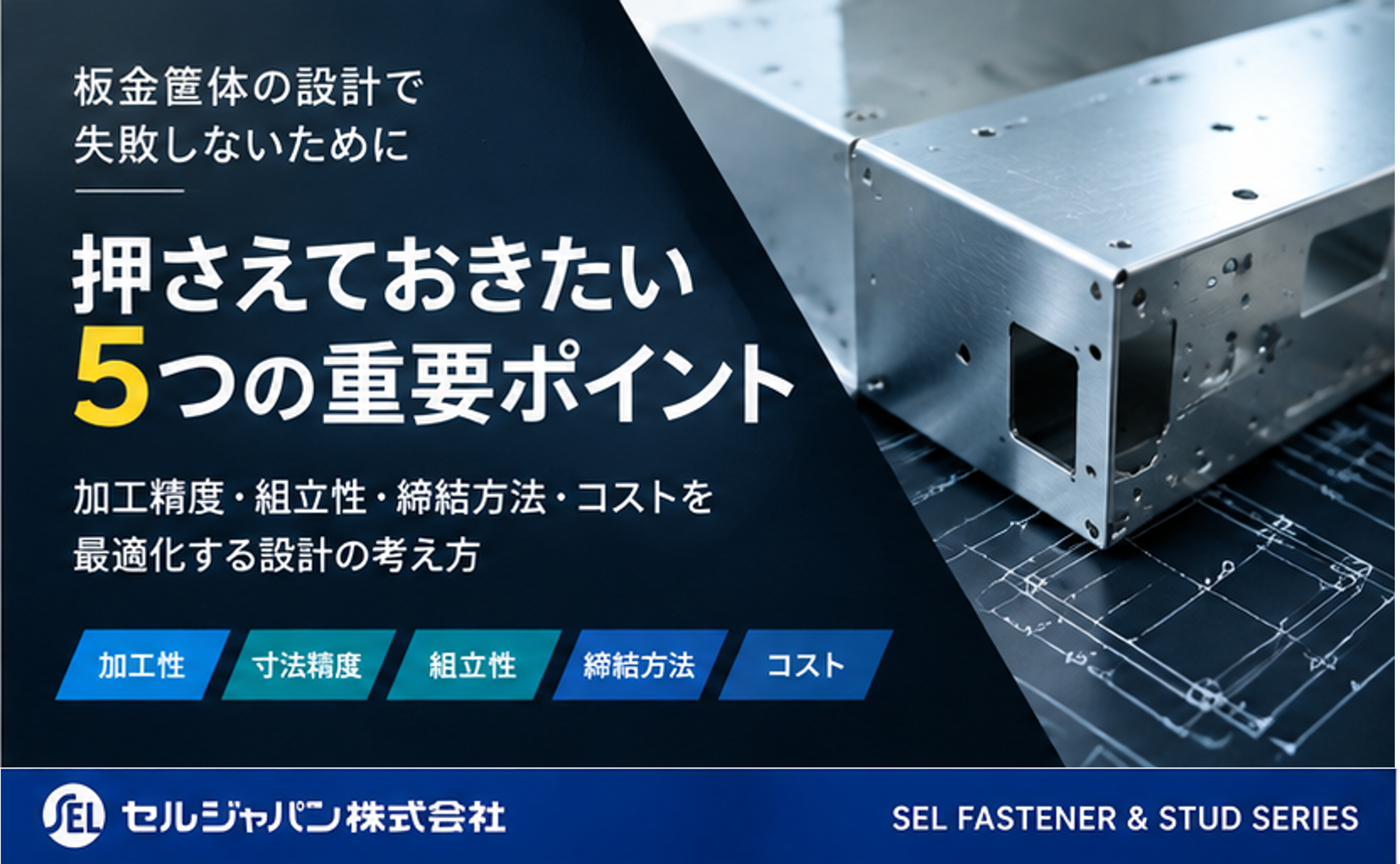 板金筐体の設計で失敗しないために｜加工精度・組立性・締結方法の重要ポイント